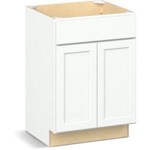 Reliabilt Parkstone II RB PARKSTONE II BRILLIANT WHITE Vanity Base 24in - 641142 | Lowe's Pro Supply